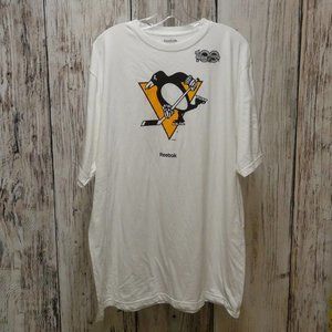 REEBOK Pittsburgh Penguins Short Sleeve T  Shirt Size XL